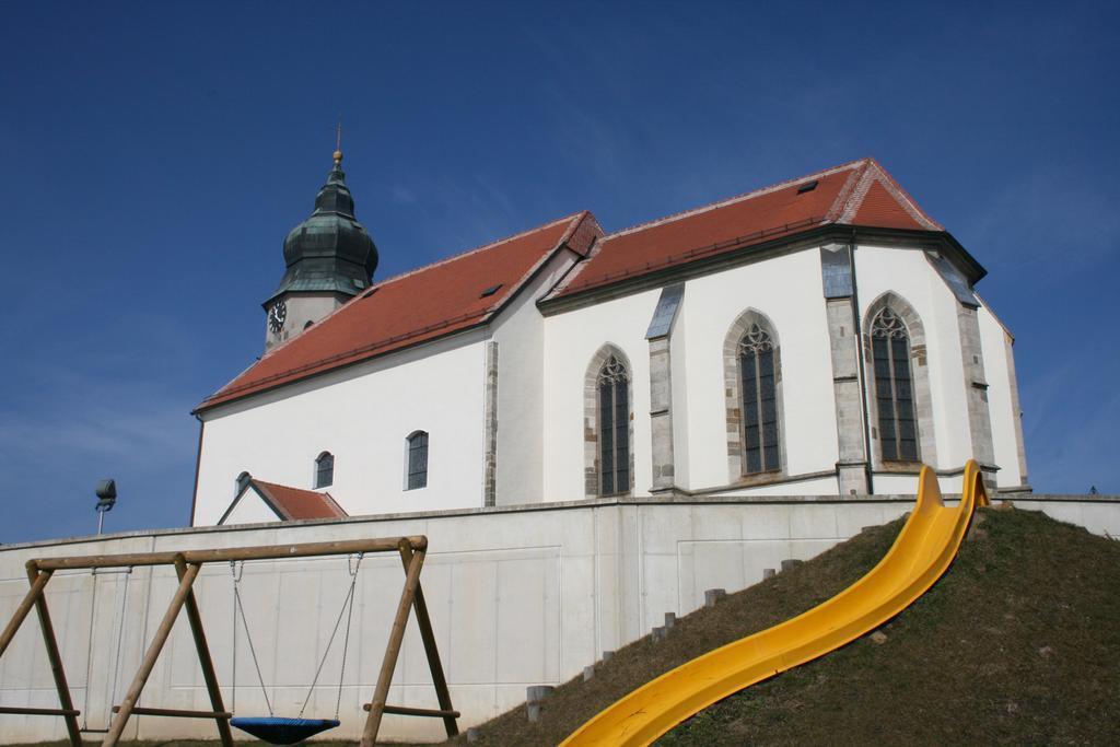 Gasthof Alpenblick Amstetten Bagian luar foto